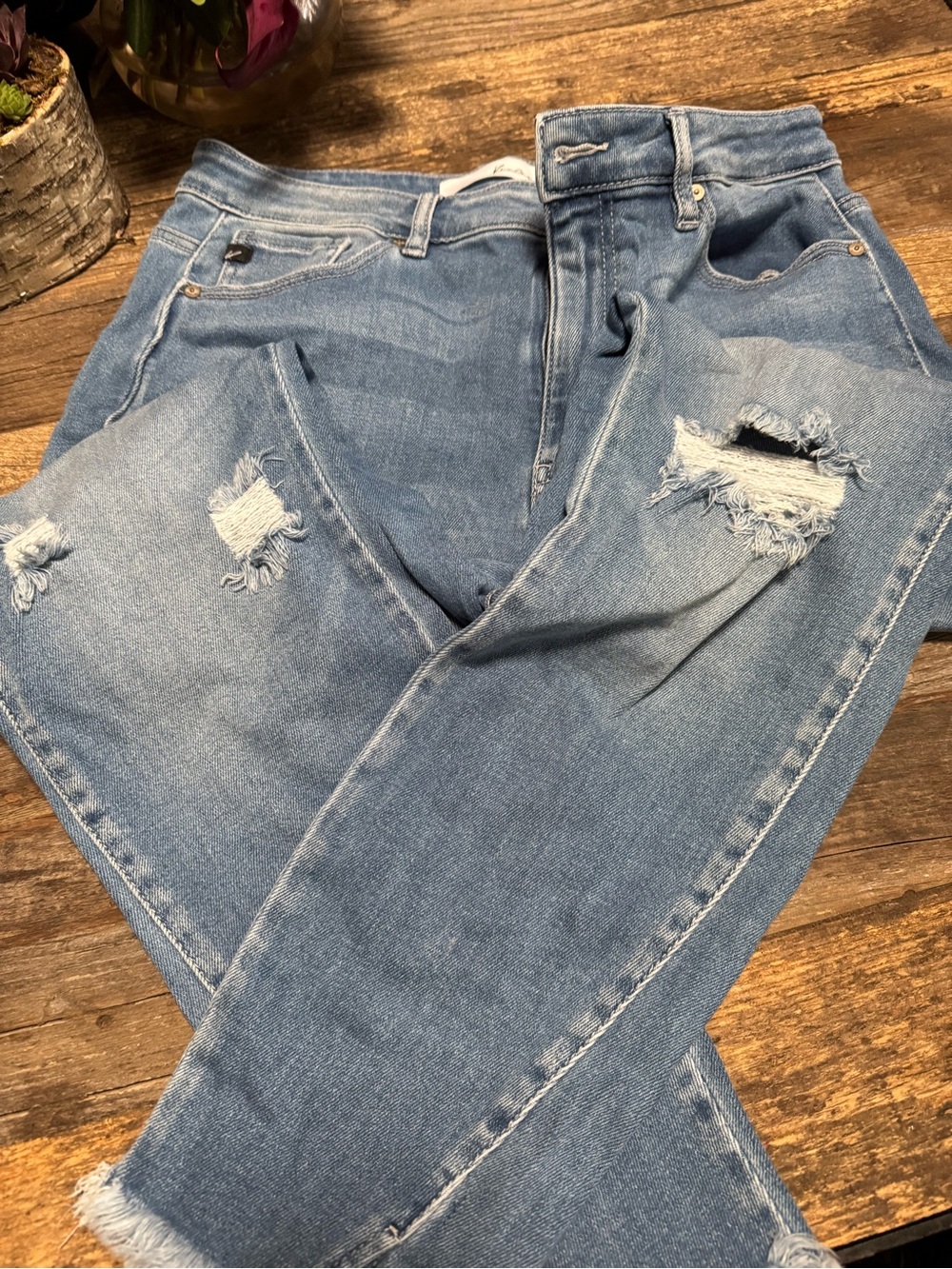 KanCan Light Blue Distressed Skinny Jeans
